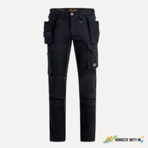 Belhurt Tayron Black - spodnie robocze stretch z odpinanymi kieszeniami