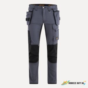 Belhurt Tayron Grey - spodnie robocze stretch z odpinanymi kieszeniami