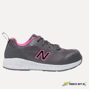 New Balance Logic Dames - buty robocze S1PL ESD, podnosek z włókna szklanego, kolor szaro- różowy