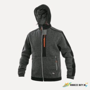 Canis Safety Indianapolis - bluza robocza, męska, kolor szaro-czarno-pomarańczowy