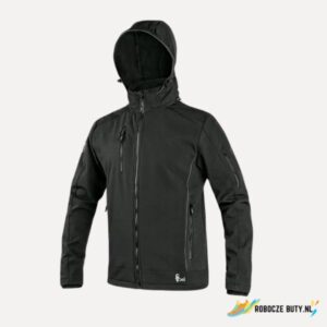 Canis Safety Durham - kurtka robocza, męska, softshell, kolor czarny