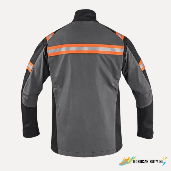 Canis Safety WorkTech-Multi - bluza robocza, wielofunkcyjna, męska, kolor szaro-czarny - obrazek 2