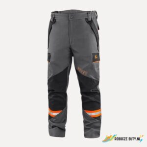 Canis Safety WorkTech-Multi - spodnie robocze, wielofunkcyjne, męskie, kolor szaro-czarny