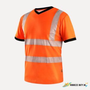 Canis Safety Ripon - koszulka do pracy, ostrzegawcza, męska, kolor pomarańczowo-czarny