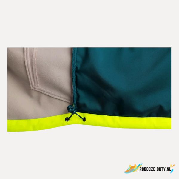 Canis Safety Bedford- kurtka robocza, ostrzegawcza, softshell, kolor żółty - obrazek 7