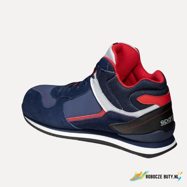 Sparco Gymkhana Olympus - buty robocze S3S FO HRO SR ESD, kompozytowy podnosek, kolor granatowo -czerwony - obrazek 3