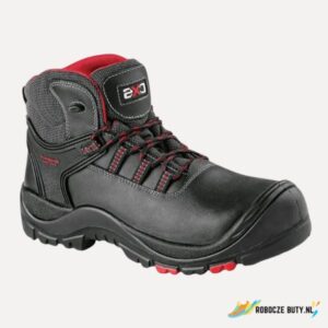 Canis Safety Rock Granite - buty robocze S3S, kompozytowy podnosek, kolor czarno-czerwony