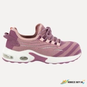 Urgent 250 - buty robocze S1, kompozytowy podnosek, kolor różowy