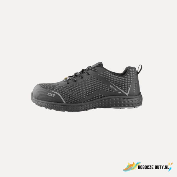 Canis Safety Land Saibai - buty robocze S1PS, kompozytowy podnosek, kolor czarno-szary - obrazek 3