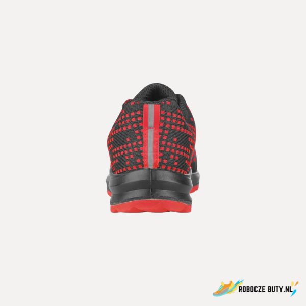 Canis Safety Texline Dolin - buty robocze S1, stalowy podnosek, kolor czarno-czerwony - obrazek 7