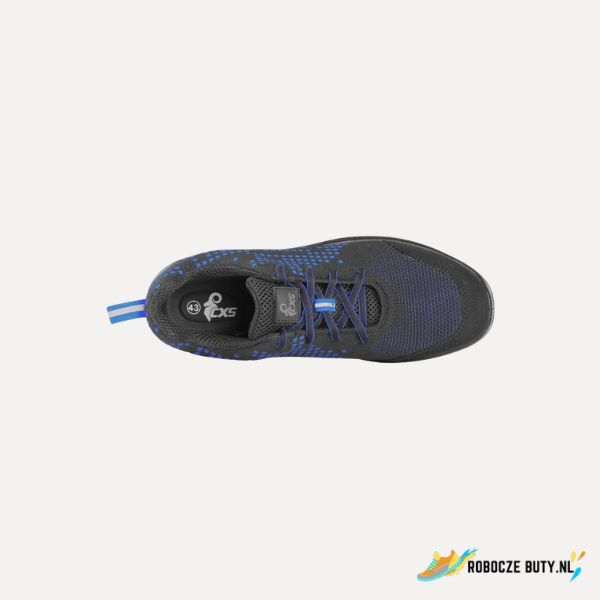 Canis Safety Texline Vis - buty robocze S1, stalowy podnosek, kolor czarno-niebieski - obrazek 5