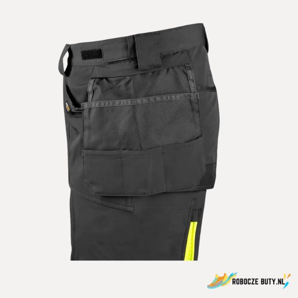 Canis Safety Naos - spodnie robocze, męskie, Hi-Vis, kolor czarno-żółty - obrazek 7