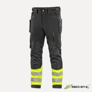 Canis Safety Naos - spodnie robocze, męskie, Hi-Vis, kolor czarno-żółty