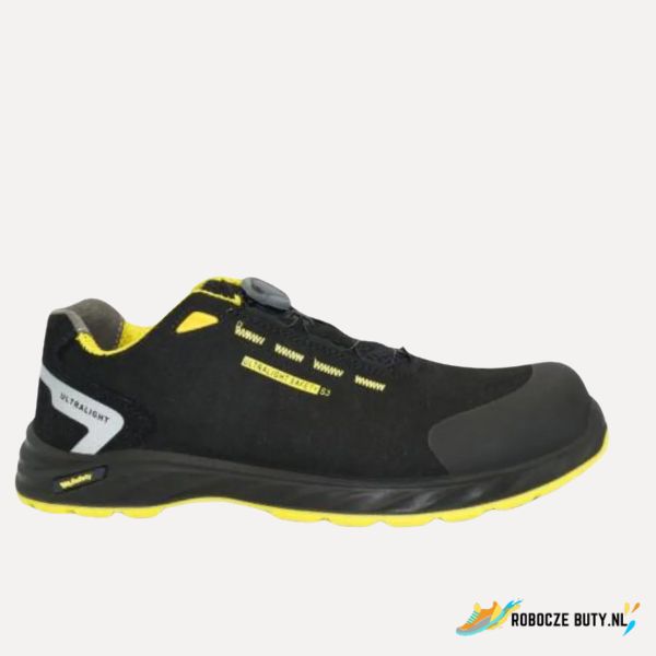 Vm Footwear California Boa - buty robocze S3 ESD SRC, kompozytowy podnosek, kolor czarno-żółty