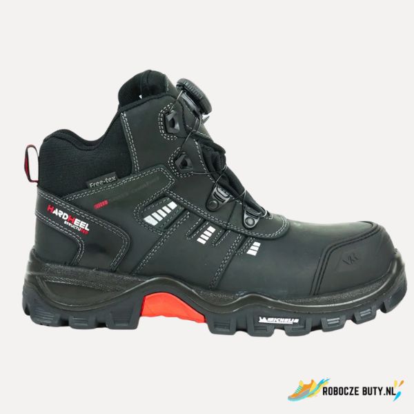 Vm Footwear Buffalo - buty robocze S3 HRO SRC CI WR, kompozytowy podnosek, kolor czarno-czerwony