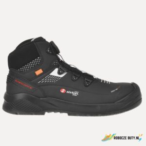 Sixton Forza High Boa - buty robocze S7 SRC ESD, aluminiowy podnosek, kolor czarny