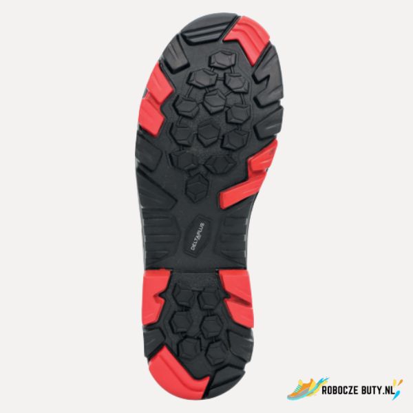 Delta Plus Arenal - buty robocze S3S SR, kompozytowy podnosek, kolor czarno-czerwony - obrazek 2