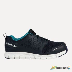 Reebok Work IB131 Excel Light Athletic Oxford - buty robocze S1P SRC, aluminiowy podnosek, kolor niebiesko-biały