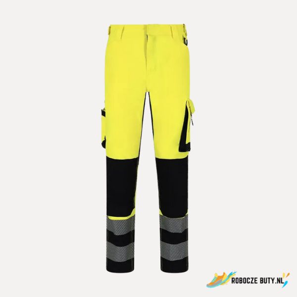 Safety Jogger Scuti HiVis - spodnie robocze ostrzegawcze, odblaskowe, kolor żółty