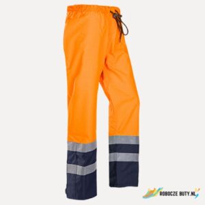 Sioen Gladstone 5729N3EF7 - spodnie robocze multinorm, trudnopalne, antystatyczne, przeciwdeszczowe, kolor pomarańczowy