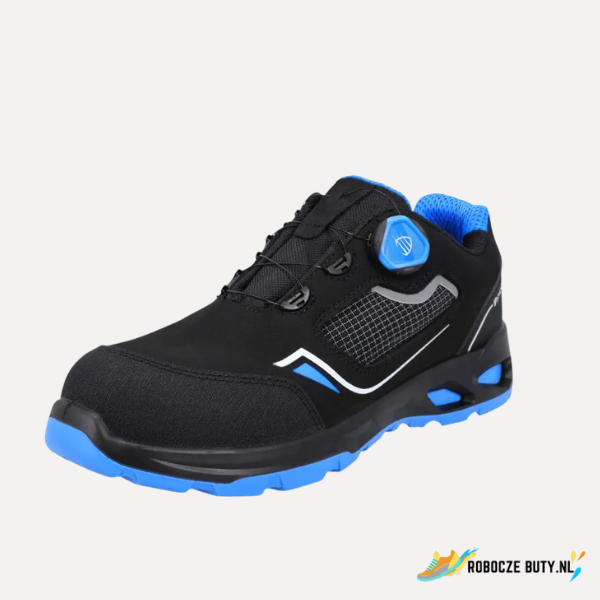 Procera Axens - buty robocze S1PL ESD, stalowy podnosek, kolor czarno-niebieski - obrazek 2