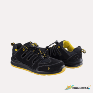 Procera Faro - buty robocze S1, stalowy podnosek, kolor czarno-żółty