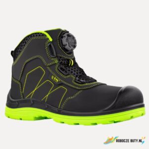Vm Footwear Grosseto Boa- buty robocze S3L FO SR, kompozytowy podnosek, kolor czarno-zielony