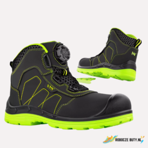 Vm Footwear Grosseto Boa- buty robocze S3L FO SR, kompozytowy podnosek, kolor czarno-zielony