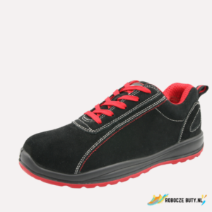 4WRK Mizar - buty robocze S1 SR, kolor czarno-czerwony