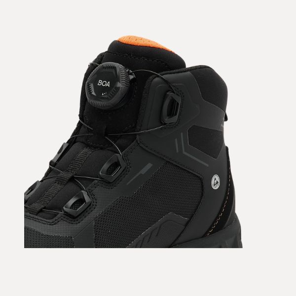 DeWalt Torque - buty robocze S1PS, kompozytowy podnosek, kolor czarny - widok sznurowanie