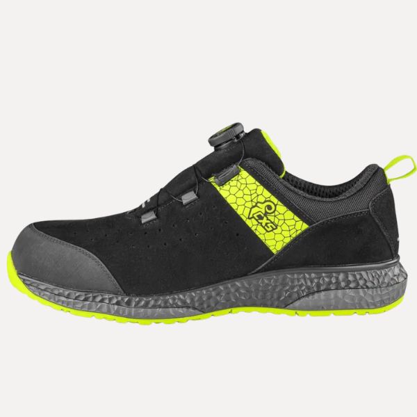 Canis Safety Cerana -buty robocze S3S,kompozytowy podnosek ,kolor czarny - widok z boku