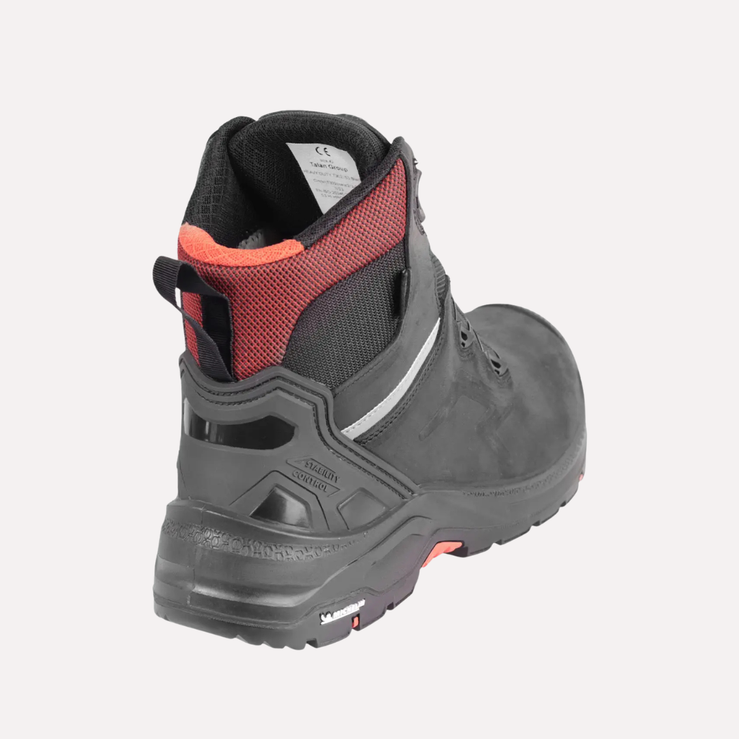 Talan Heavy duty 7302 -Buty robocze S3 , kompozytowy podnosek , kolor czarny - widok z tyłu